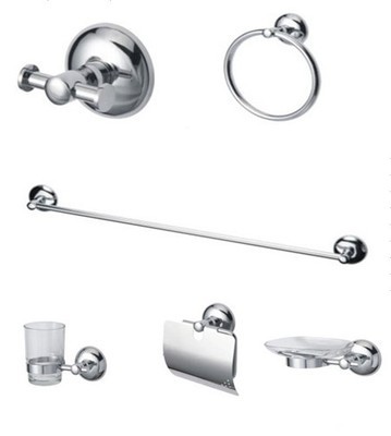 【衛(wèi)浴組合套裝 銅材質(zhì)六件套 毛巾架 衣鉤毛巾單桿單杯260/6】?jī)r(jià)格,廠家,圖片,其他水暖衛(wèi)浴五金,溫州市龍珠潔具-